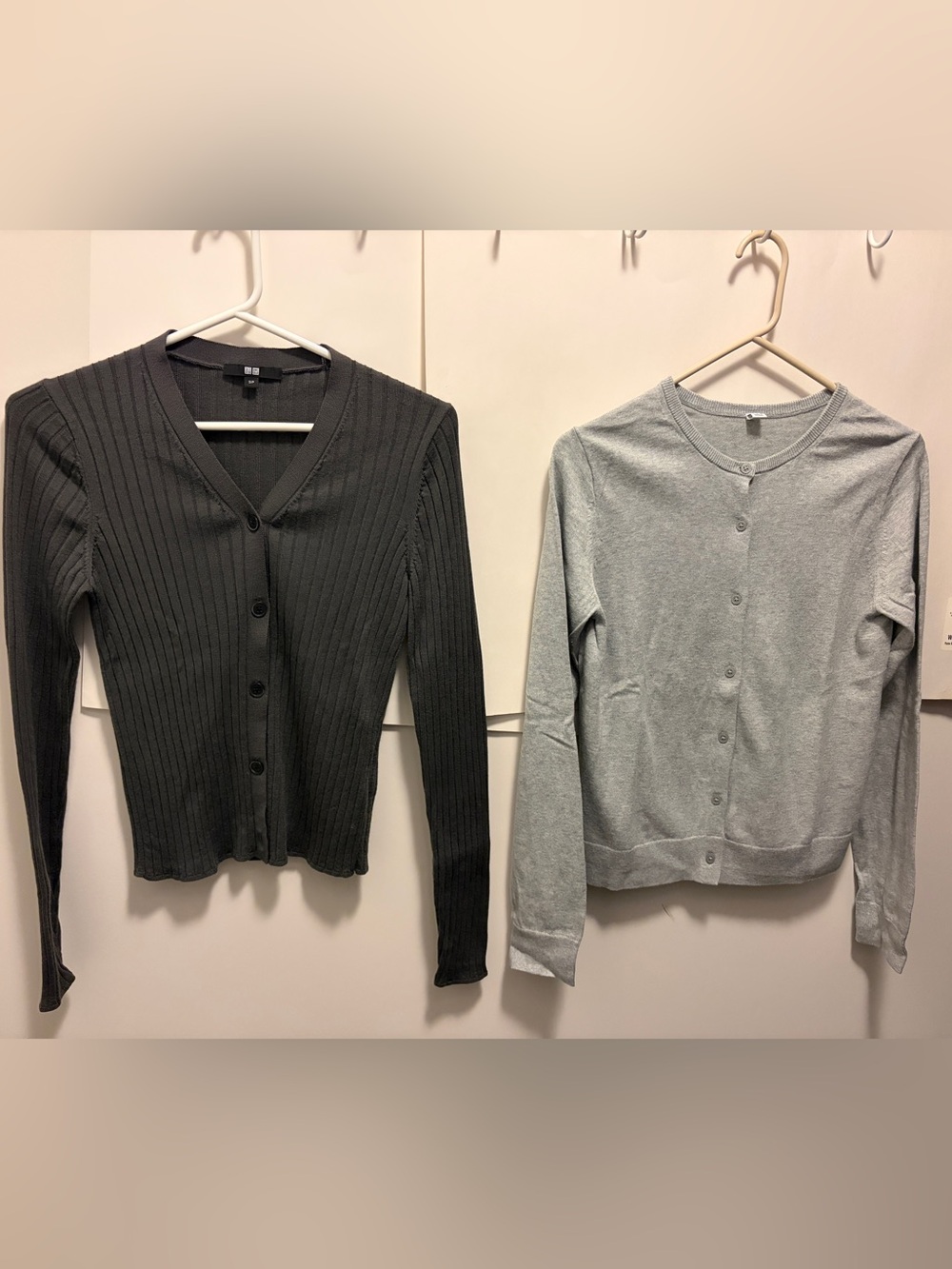Uniqlo Women Grey Cardigans - Two Items